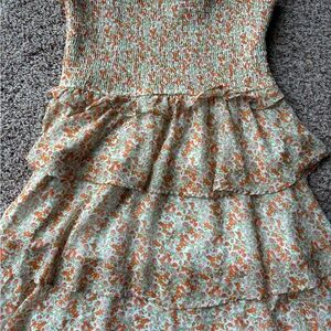 Altar'd State Multicolored Ruffled Tiered Sundress